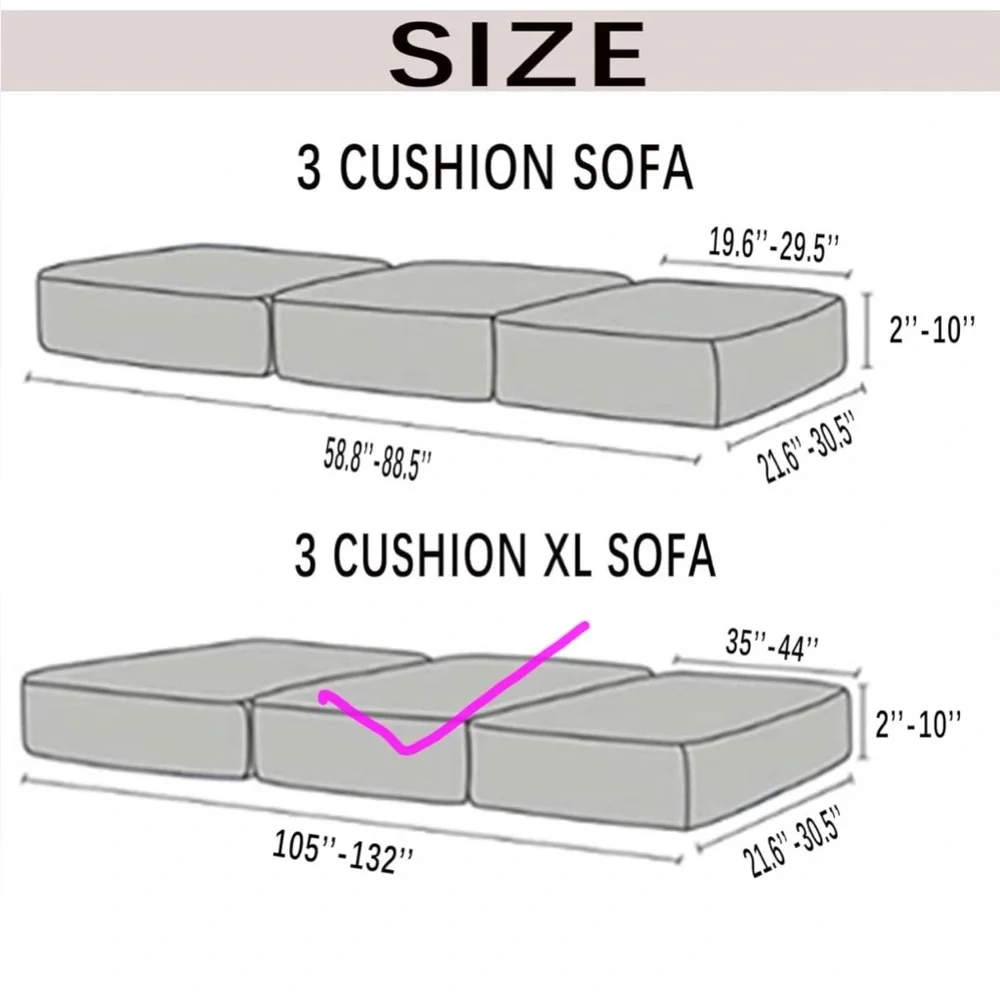 Waterproof Couch Cushion Covers